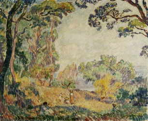 Nők és kislányok vidéken, 1906