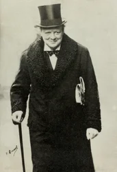Winston Churchill portréja (fénykép)