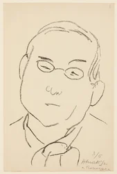 Paul Léautaud portréja