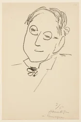 Paul Léautaud portréja