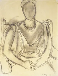 Ülő nő; Femme Assise