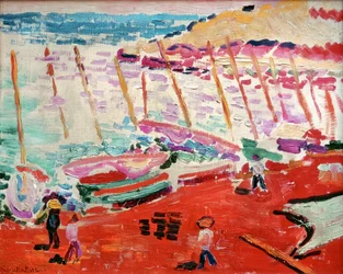 A vörös strand, Collioure, 1905 nyara (olaj, vászon)