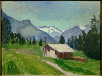A Savoyai Alpok 1901 (olaj, vászon)
