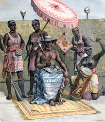 Behanzin, Dahomey királya, 1892