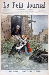 Árvizek a dél-franciaországi Midiben, 1897