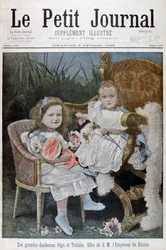 Olga és Tatyana orosz nagyhercegnők, 1899