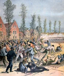 Zavargások a belgiumi Monsban, 1893