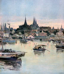 Bangkok kilátása, 1893