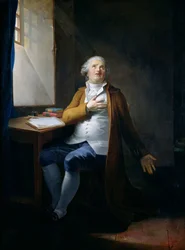 XVI. Lajos (1754-93) a templomban, 1795 körül (olaj, vászon)