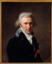 Jean Baptiste Canthaney dit Clery (1759-1809) portréja XVI. Lajos inasának a templomban Henri Pierre Danloux (1753-1809) festménye 1798 V. 0,65x0,54 m