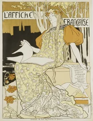 A francia plakát, 1897 körül.