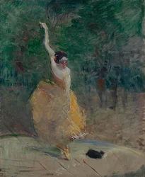 Spanyol táncos, 1883-1885.