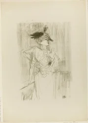 Mademoiselle Marcelle Lender, Állva