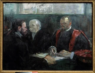 Vizsga a Párizsi Orvostudományi Karon 1901-ben Henri de Toulouse Lautrec (1864-1901) festészete 1901 V. 0,65x0,81 m Albi, Toulouse Lautrec múzeum