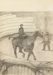 A Cirkuszban: Próba; Au Cirque: Travail de Repetition, 1899