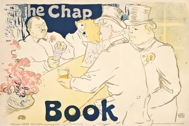Ír és amerikai bár, Rue Royale – „The Chap Book” plakátja, 1895