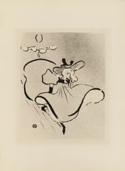 Jane Avril, a Le Café-Concertből