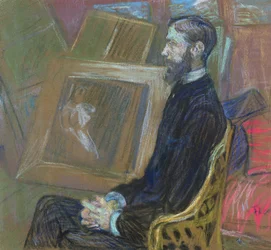 M. Georges Henri Manuel portréja, 1891 (pasztell a fedélzeten)