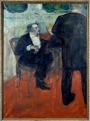 Jean Baptiste Charles Dancla hegedűművész (1817-1907) portréja Henri de Toulouse Lautrec (1864-1901) festménye 1900 Magángyűjtemény - Jean Baptiste Charles Dancla hegedűművész (1817-1907) portréja. Henri de Toulouse-Lautrec (1864-1901) festménye