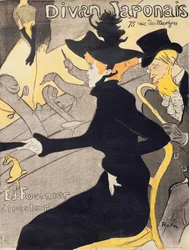 A „Le Divan Japonais“ reklámplakátja, 1892