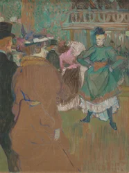 Quadrille a Moulin Rouge-ban, 1892.