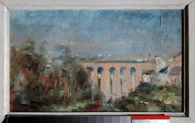 A Castelviel viadukton Henri de Toulouse Lautrec (1864-1901) Albi festménye látható.