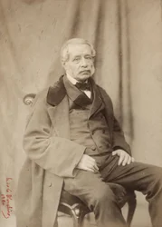 Köd, Henri de la Blanchere (1821-1880) fényképe, 39 boulevard des Capucines Paris 1839-ben (f/w fotó)