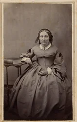 Női portré,1860-as évek (fotó)
