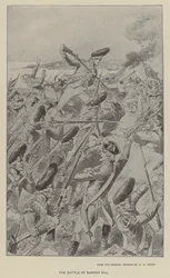 A Bunker Hill-i csata (litho)