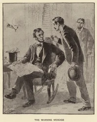 A figyelmeztető ház (litho)