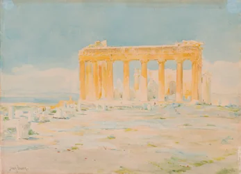 A Parthenon, keleti homlokzat
