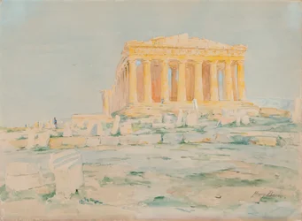 A Parthenon, nyugati homlokzat