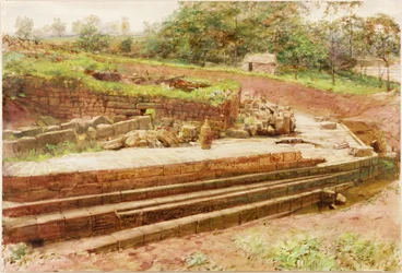 Cilurnum (guache, ceruza és akvarell papíron)