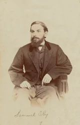 Samuel Ely carte-de-visite portréja, 1862-1869.