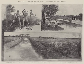 A Tientsin Relief Force-val, a márciusi humorral