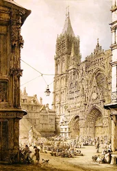 Rouen-i katedrális, nyugati front