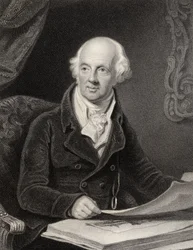 Sir Abraham Hume, 2. baronet, J. Jenkins metszete, a National Portrait Gallery II. kötetéből, megjelent 1835 körül