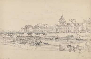 A pénzverde, a Pont des Arts és az Institut de France, Párizs