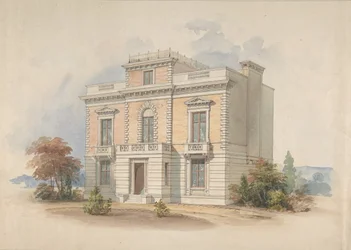 Egy olasz stílusú villa, 1820-85.