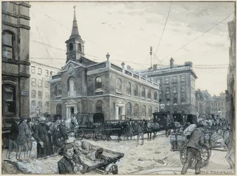 St. James, Manchester (akvarell papíron)