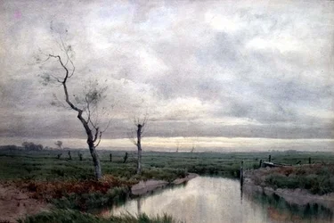 Tengerparti mocsarak (akvarell)