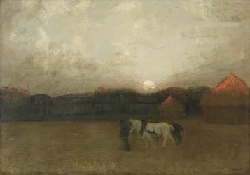 A bozótos mező, 1909 körül (olaj, vászon)