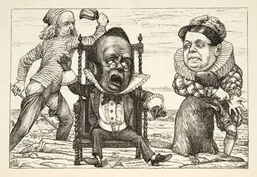 Annyira megijedt, hogy a mellénye elfehéredett", Lewis Carroll: The Hunting of the Snark, an Agony in Eight Fits (Lewis Carroll: A Snark vadászata, nyolc részből álló agónia), kiad. 1876