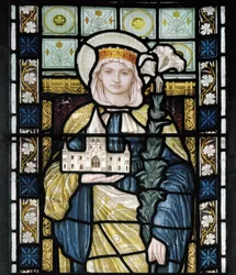St Frideswide, 1872 körül (ólomüveg)
