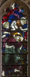 Westminster, St Margaret, James Powell & Sons, Henry Holiday, The Passion Of Christ, 1883