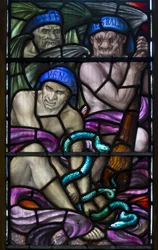 Yeovil, Keresztelő Szent János, Lowndes és Drury, Henry Holiday, Hate, Bestiality és Venom, 1917-18