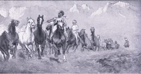 A Harmsworth Bros Limited által kiadott, 1901-ben kiadott After Pretoria: The Guerilla War című filmből az indiai kulik a Stellens Bosch-ba lépnek vissza.