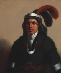 Coosa-Tustunnuggee (Creek) 1831 (Olaj, vászon)