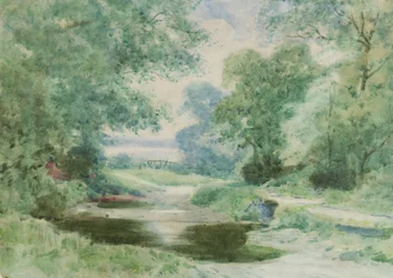 Egy Ford, 1910 körül (akvarell papíron)