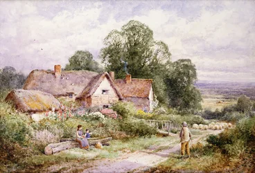 Egy Sheep Lane Woburn közelében, Bedfordshire államban